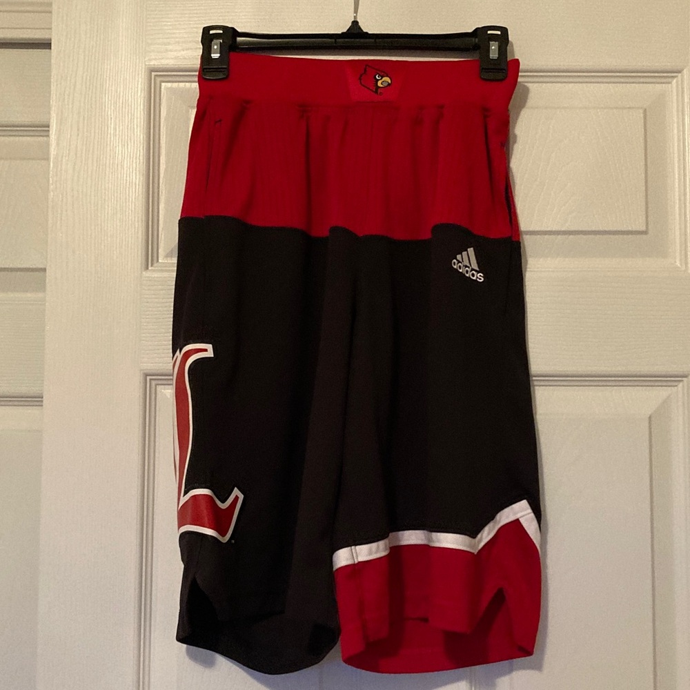 Adidas Black and Red Tag with White Logo